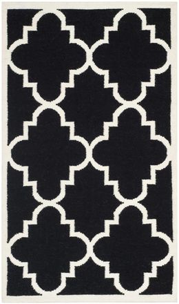 Safavieh Alfombra lana nero/neutrale 122 x 183 cm