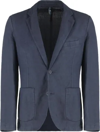 120% Lino Uomo, Giacche, Blu, 3Xl, new