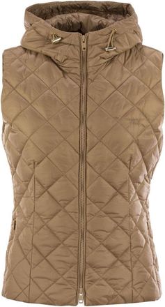 Fay Diamond-Quilted Nylon Waistcoat With Adjustable Hood