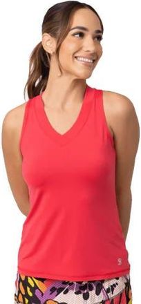 Sofibella UV Colors Racerback Womens Tennis Tank Top in Berry Red at Nordstrom, Size X-Small