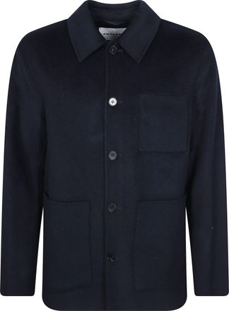 Amaranto Giacca Over Structured Shirt