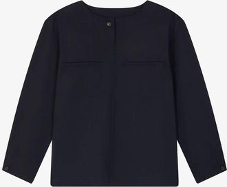 SOEUR Womens Tunisia Blouse In Navy