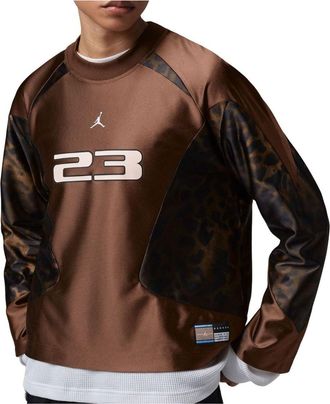 Nike Jordan (WMNS) Air Jordan Brooklyn Long-Sleeve Jersey Cacao Wow IQ4019-259