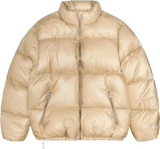 St&uuml;ssy Donsjack met rits - Beige