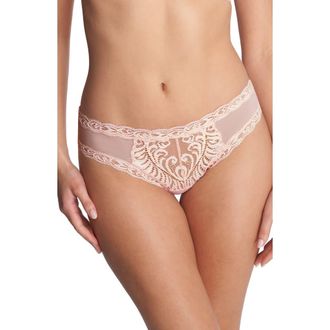 Natori Feathers Hipster Briefs in Seashell at Nordstrom, Size X-Large