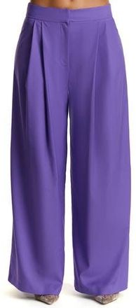 Naked Wardrobe Suiting Oversize Wide Leg Pants in Violet at Nordstrom Rack, Size Small