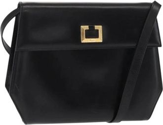 Ferragamo Pre-owned Leren Schoudertas - Dames - Vintage Schoudertas - Zwart - ONE Size - Leer - Vintage