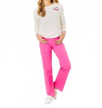 Lilly Pulitzer Pippy Sweater In Coconut Love Always