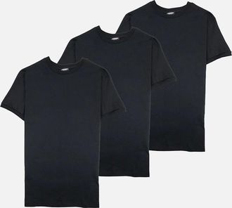 Dsquared2 Mens Dsquared2 3 Pack Back Logo T Shirt Black - Size: 38