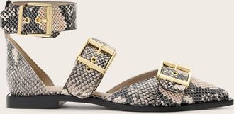 AllSaints Womens Cow Leather Sutton Leather Pointed Toe Shoes, Size: UK 4/ US 7/ EU 37