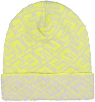 Elisabetta Franchi Hats Lime+Butter