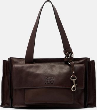 Miu Miu Borsa a spalla Utilitaire in pelle