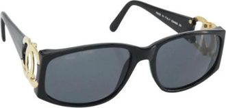 Chanel Pre-owned Accessories, female, Black, Size: ONE SIZE Pre-owned Plastic Sunglasses