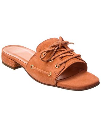 Bruno Magli Ivette Suede Flat Sandal