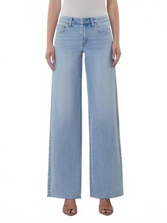 Flying Monkey Olivia Jeans In Light Wash Denim
