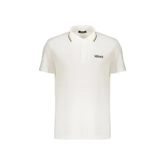 Versace White Cotton Mens T-Shirt