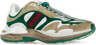 Gucci Mens Multicolor Gg Fabric And Suede Sneakers Vangwlugrgwvrv