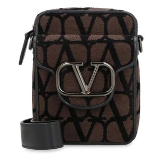 Valentino Garavani Cross Body Messenger, male, Brown, ONE SIZE, Locò Mini Crossbody Bag