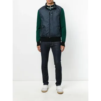 Aspesi Padded High-Neck Gilet - Navy