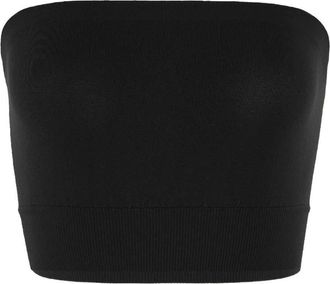 Wolford Black Solid Strapless Top