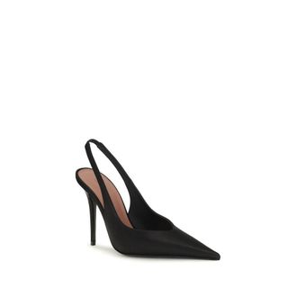 Amina Muaddi Anok Slingback Pump - Black