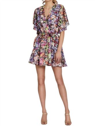 Amanda Uprichard Lucretia Dress In Zahra Fleur