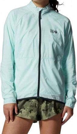 Mountain Hardwear Kor Airshell Full Zip Jacket In Pale Ice