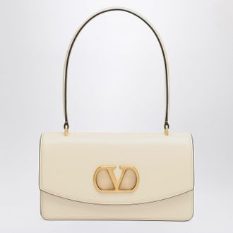 Valentino Garavani Vain Bag In Butter White Glossy Calfskin