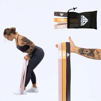 OEM Bandas De Resistencia De Tela Para Fitness - Banda De Potencia Color Caramelo