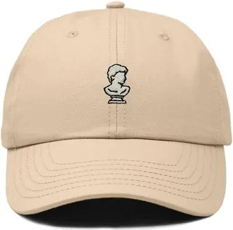Dalix Sculpture Dad Cap in Khaki at Nordstrom