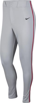 Nike Mens Vapor Select Piped Baseball Pants in Grey | FZ1373-015