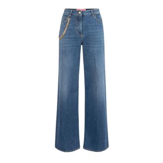 Elisabetta Franchi Dames, Jeans, Blauw, Maat: W28 Denim