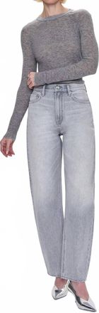 Pistola Denim Womens Wes Wide Leg Jeans In Grey