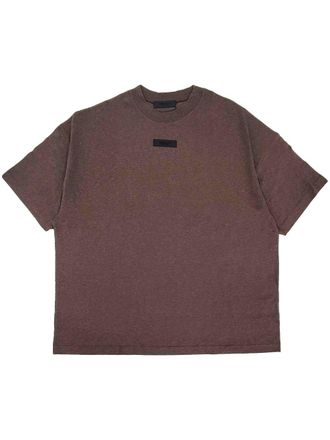 Fear of God T-shirt met logopatch - Bruin