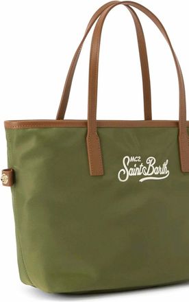 MC2 Saint Barth Womens Shoulder Bag City Nylon Green