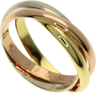 Cartier Trinity Yellow Gold (18K) Pink Gold (18K) White Gold (18K) Band Ring (Pre-Owned)