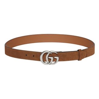 Gucci Heren, Accessoires, Bruin, Maat: 85 CM Leer