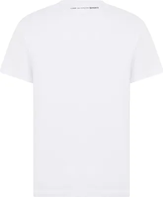 Comme Des Gar&ccedil;ons Mens Cotton T-Shirt White T-Shirts And Polos