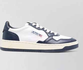 Autry leather low-top lace-up sneakers