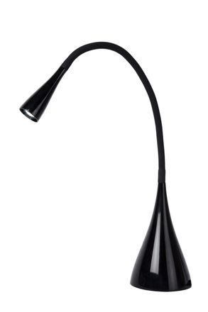 Lucide L&aacute;mpara de escritorio de sint&eacute;tico con 1 led integrado, negro