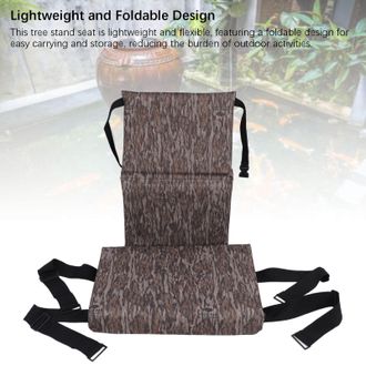 OEM Asiento De Repuesto Para Puesto De Caza: Coj&iacute;n Extra&iacute;ble Y Ajustable De Tela Oxford 600d Con Estampado De Camuflaje