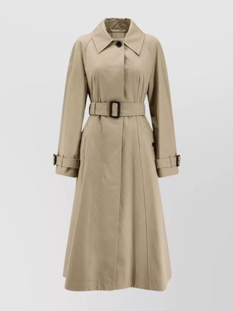 Burberry cotton single-breasted belted trench coat