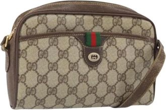 Gucci Pre-owned Cross Body Bags, female, Beige, Size: ONE SIZE Pre-owned Vintage Cross Body Bag