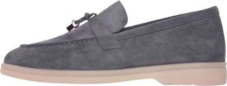 Cesare Gaspari Platform Moccasins Aurelia - Dames - Loafers - Grijs - 38 EU - Leer - Schoenen
