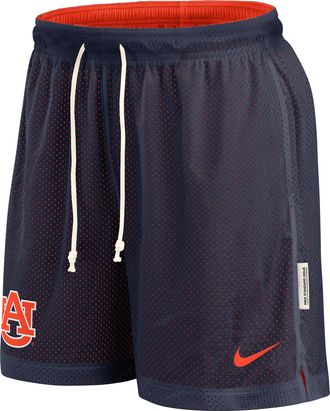 Nike Auburn Reversible Nike Mens Dri-FIT College Shorts in Blue | 02YK19MBAUN-NTL