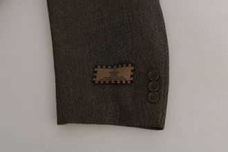 Dolce & Gabbana Brown Single Breasted Wool Mens Suit