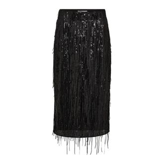 Co'Couture Pailletten potloodrok in zwart - Dames - Rokken - Zwart - Maat: M