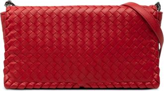 Bottega Veneta Pre-owned Bottega Veneta Nappa Intrecciato Flap Crossbody Ladies BAVT94B7COA5814N