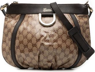 Gucci Pre-owned Gucci GG Crystal Abbey D Ring Crossbody Unisex 265691.491403