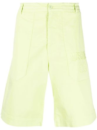 Moschino Shorts con ricamo - Verde